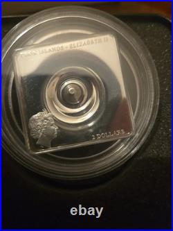 CIT 2015 Cook Islands 2 dollars Space Time Continuum 1/2oz silver proof coin