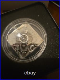 CIT 2015 Cook Islands 2 dollars Space Time Continuum 1/2oz silver proof coin