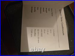 CIT 2015 Cook Islands 2 dollars Space Time Continuum 1/2oz silver proof coin