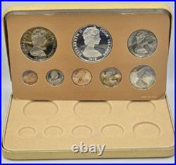 COOK ISLANDS 1978 SILVER PROOF COIN SET IN Box + COA