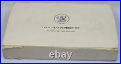 COOK ISLANDS 1978 SILVER PROOF COIN SET IN Box + COA