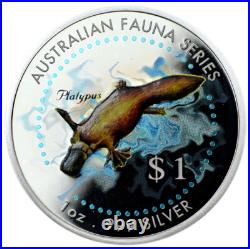 COOK ISLANDS 1998'Australian Fauna' 5 oz Proof Silver Set Mint Pack Low Mintage