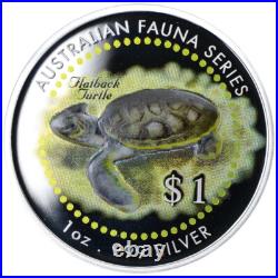 COOK ISLANDS 1998'Australian Fauna' 5 oz Proof Silver Set Mint Pack Low Mintage