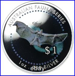 COOK ISLANDS 1998'Australian Fauna' 5 oz Proof Silver Set Mint Pack Low Mintage