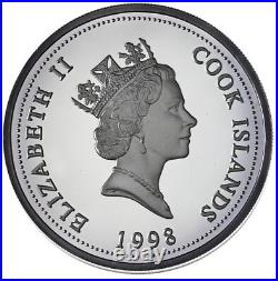 COOK ISLANDS 1998'Australian Fauna' 5 oz Proof Silver Set Mint Pack Low Mintage