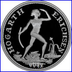 COOK ISLANDS $1 2005 Silver 1oz. NGC PF70′Hogarth, Erichsen & Co Aboriginal 3p