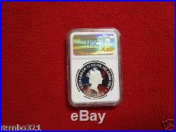 COOK ISLANDS DIAMOND JUBILEE GOLD CUP ASCOT $1 NGC PF69 Silver Coin Bullion