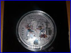 COOK ISLANDS SAMURAI $5 COIN- Fine Silver. 999 With Samurai Armour Piece