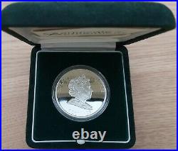 COOK ISLANDS SILVER PROOF 1$ COIN 2009 YEAR National Reserve KHORTYTSIA BOX COA