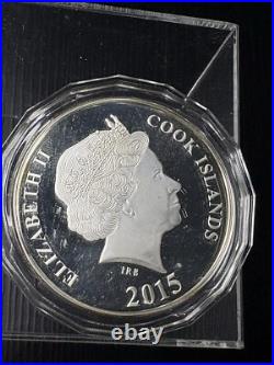 COOK ISLAND $20 2015 PHOENIX FROM THE ASHES- 3 OZ SILVER 3D High Relief COIN