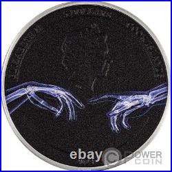 CREATION OF ADAM X Ray 1 Oz Silver Coin 5$ Cook Islands 2023