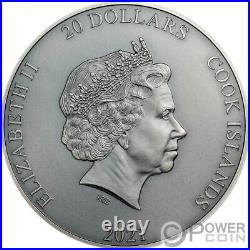 CRONUS Titans 3 Oz Silver Coin 20$ Cook Islands 2021