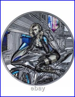 CYBER QUEEN 3 Oz Silver Coin 20$ Cook Islands 2023