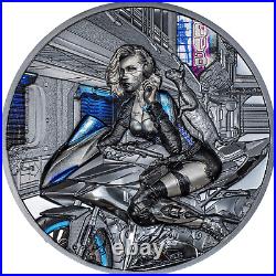 CYBER QUEEN 3 Oz Silver Coin $20 Cook Islands 2023