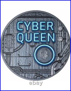 CYBER QUEEN 3 Oz Silver Coin 20$ Cook Islands 2023 CYBER QUEEN 3 Oz Silver Coin 20$ Cook Islands 2023