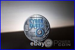 CYBER QUEEN 3 Oz Silver Coin 20$ Cook Islands 2023