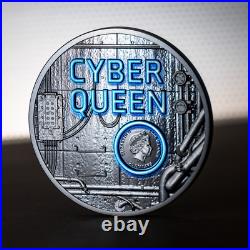 CYBER QUEEN 3 Oz Silver Coin $20 Cook Islands 2023