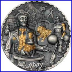 Carnival Steampunk 3 oz Antique finish Silver Coin 20$ Cook Island 2024