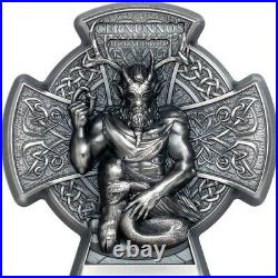 Cernunnos Horned God 2021 £5 3 oz Pure Silver Smartminting Coin Isle of Man