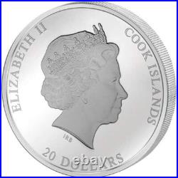 Christ's Entry into Jerusalem Masterpieces Art 3oz Silver Coin Cook Islands 2017