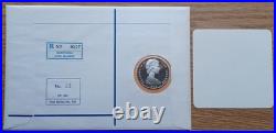 Christmas 1974 Cook Islands Proof Silver 1 oz Coin FDC, Hutt Series 121, #23/350