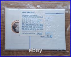 Christmas 1974 Cook Islands Proof Silver 1 oz Coin FDC, Hutt Series 121, #23/350