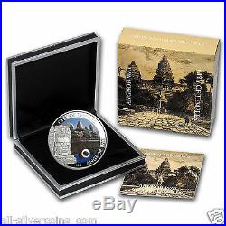 City of Temples-Angkor Wat Silver Coin 5$ Cook Island 2015