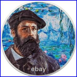 Claude Monet Masters of Art 2 oz Proof Silver Coin 10$ Cook Islands 2023