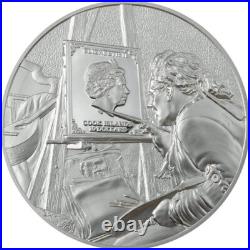 Claude Monet Masters of Art 2 oz Proof Silver Coin 10$ Cook Islands 2023