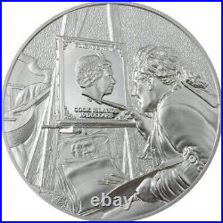 Claude Monet Masters of Art 2 oz Proof Silver Coin 10$ Cook Islands 2023