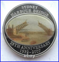 Cook 2007 Sydney Harbour Bridge Dollar 1oz Silver Coin, Proof