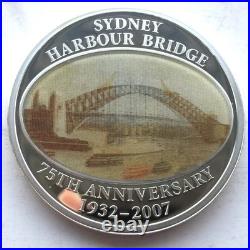 Cook 2007 Sydney Harbour Bridge Dollar 1oz Silver Coin, Proof