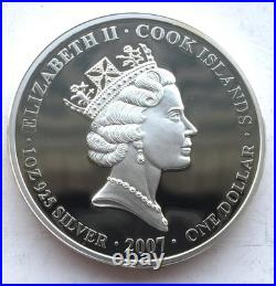 Cook 2007 Sydney Harbour Bridge Dollar 1oz Silver Coin, Proof