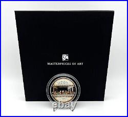 Cook 2008 Masterpieces of Art LAST SUPPER Leonardo Da Vinci 3 oz Silver Coin