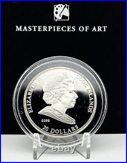 Cook 2008 Masterpieces of Art LAST SUPPER Leonardo Da Vinci 3 oz Silver Coin