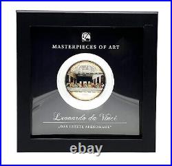 Cook 2008 Masterpieces of Art LAST SUPPER Leonardo Da Vinci 3 oz Silver Coin