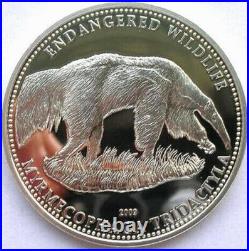 Cook 2009 Anteaters 5 Dollars Silver Coins, Proof