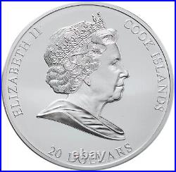 Cook 2009 Masterpieces of Art Carl Spitzweg The poor Poet 3 oz Silver Coin