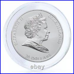 Cook 2009 Masterpieces of Art Carl Spitzweg The poor Poet 3 oz Silver Coin