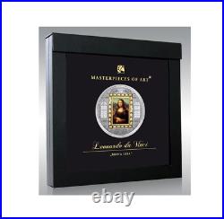 Cook 2009 Masterpieces of Art Mona Lisa Leonardo da Vinci Gold Silver Coin 1