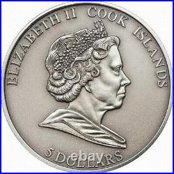 Cook 2010 Meteorite The HAH 280 5 Dollars Silver Coin, BU