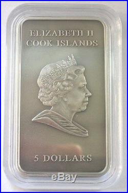 Cook 2010 Mikhail Kutuzov 5 Dollars 1oz Silver Coin, BU
