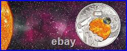 Cook 2013 Nano Space 10 Dollars Colour Silver Coin, Proof