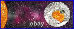 Cook 2013 Nano Space 10 Dollars Colour Silver Coin, Proof