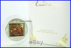 Cook 2017 20$ Masterpieces of Art Easter Edition Christ Jerusalem Silver Coin 29