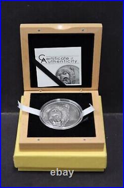 Cook 2017 North American Predators Grizzly Bear Silver Coin