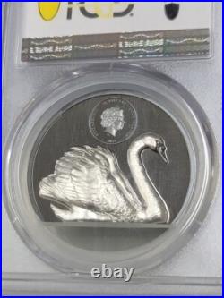 Cook 2023 Black Swan Obsidian Silver Coin PCGS 69