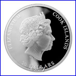 Cook Island 2009 20$ Masterpieces of Art Raffael SISTINE MADONNA Silver Coin 7