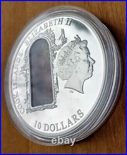 Cook Island 2012 $10 WINDOWS HEAVEN/St. Petersburg/Isaac's Cathedral Silver Coin