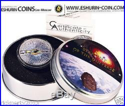 Cook Island 2013 5$ Chelyabinsk Meteorite 15. Februar 2013 silver coin